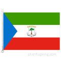 90 * 150 cm bandeira nacional da Guiné Equatorial 100% polyster